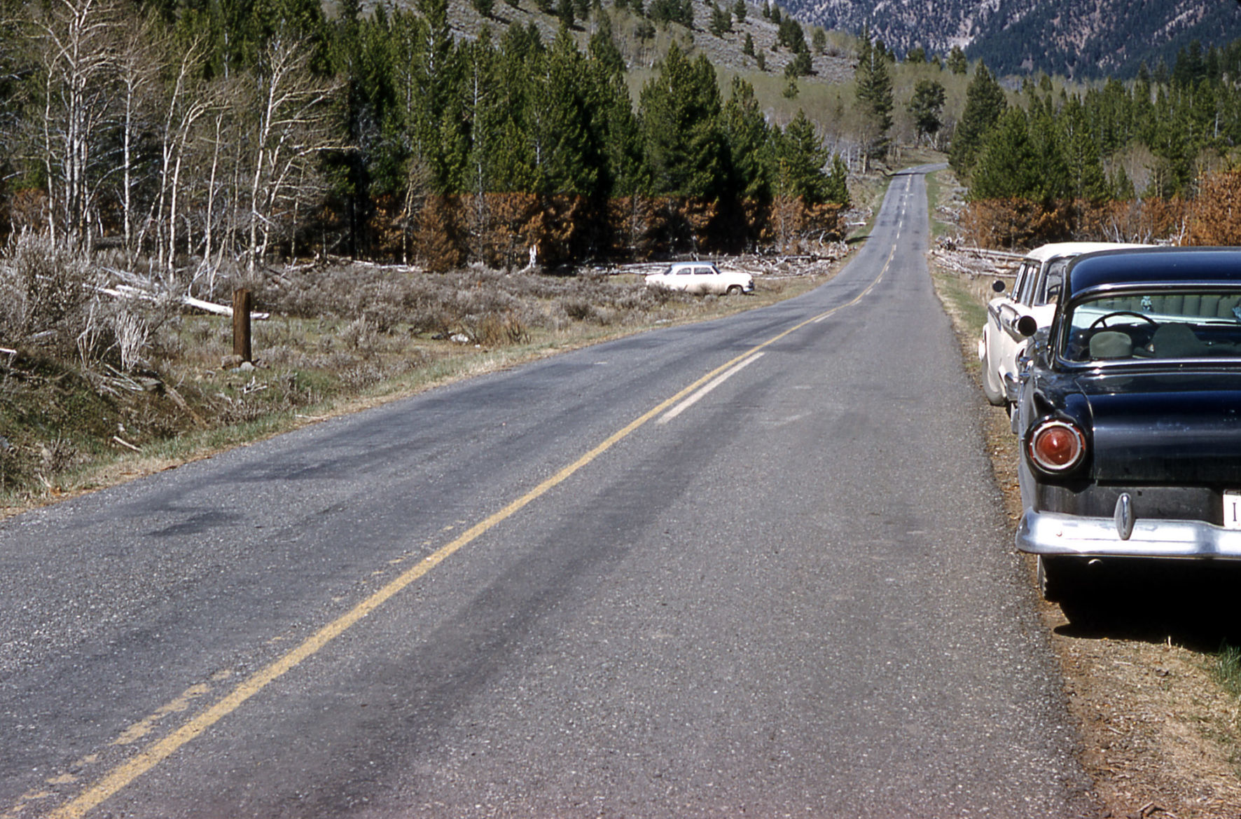 Earthquake Lake area, 1960